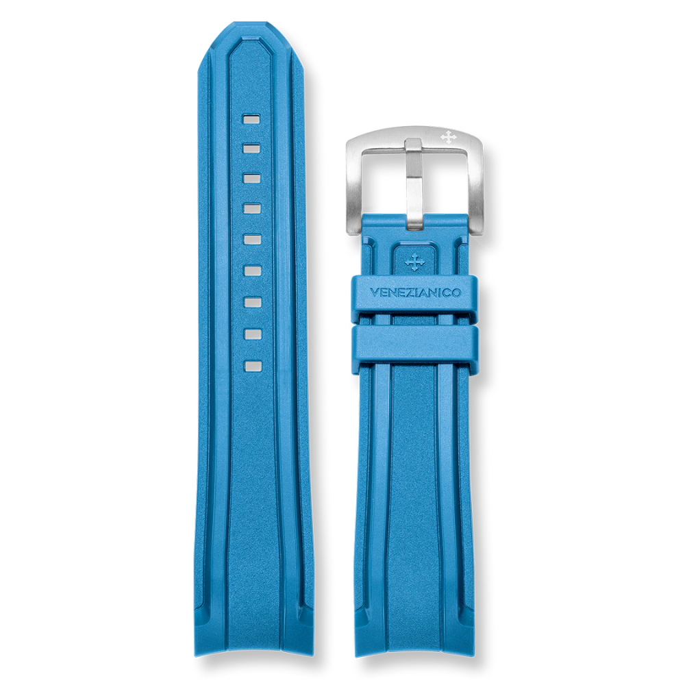 Gumowy Pasek TPU (22mm) - Niebieski
