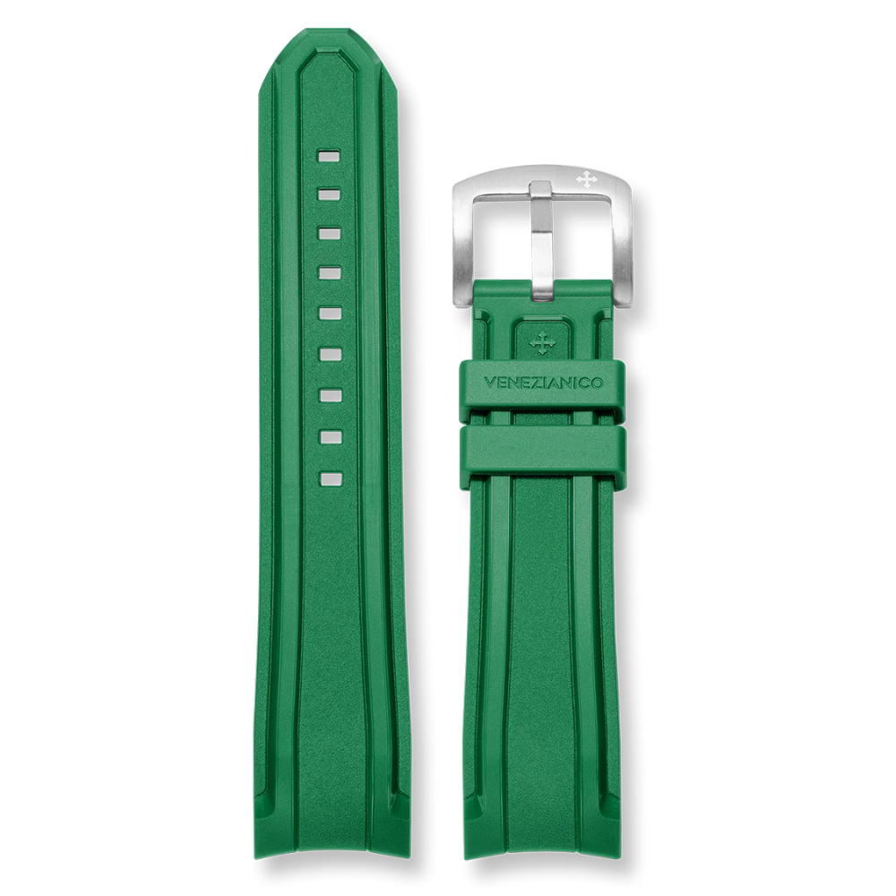 Gumowy Pasek TPU (22mm) - Zielony